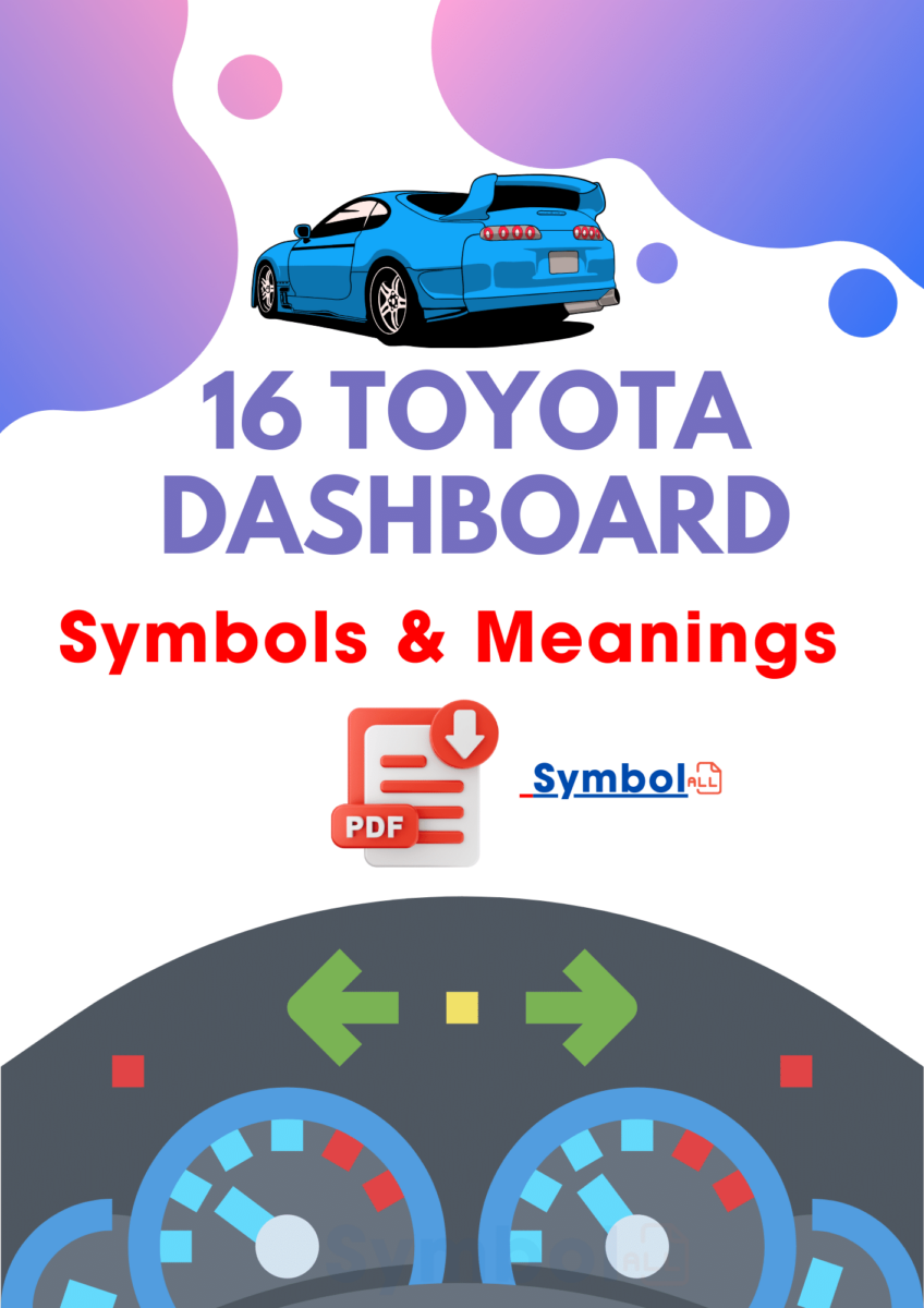 Toyota Dashboard Symbols And Meanings Pdf Symbol All