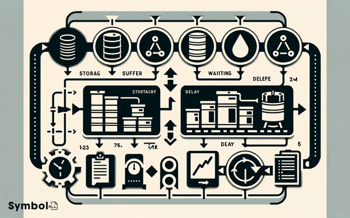 Symbols for Storage and Delay