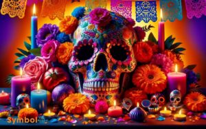 day of the dead colors and symbols