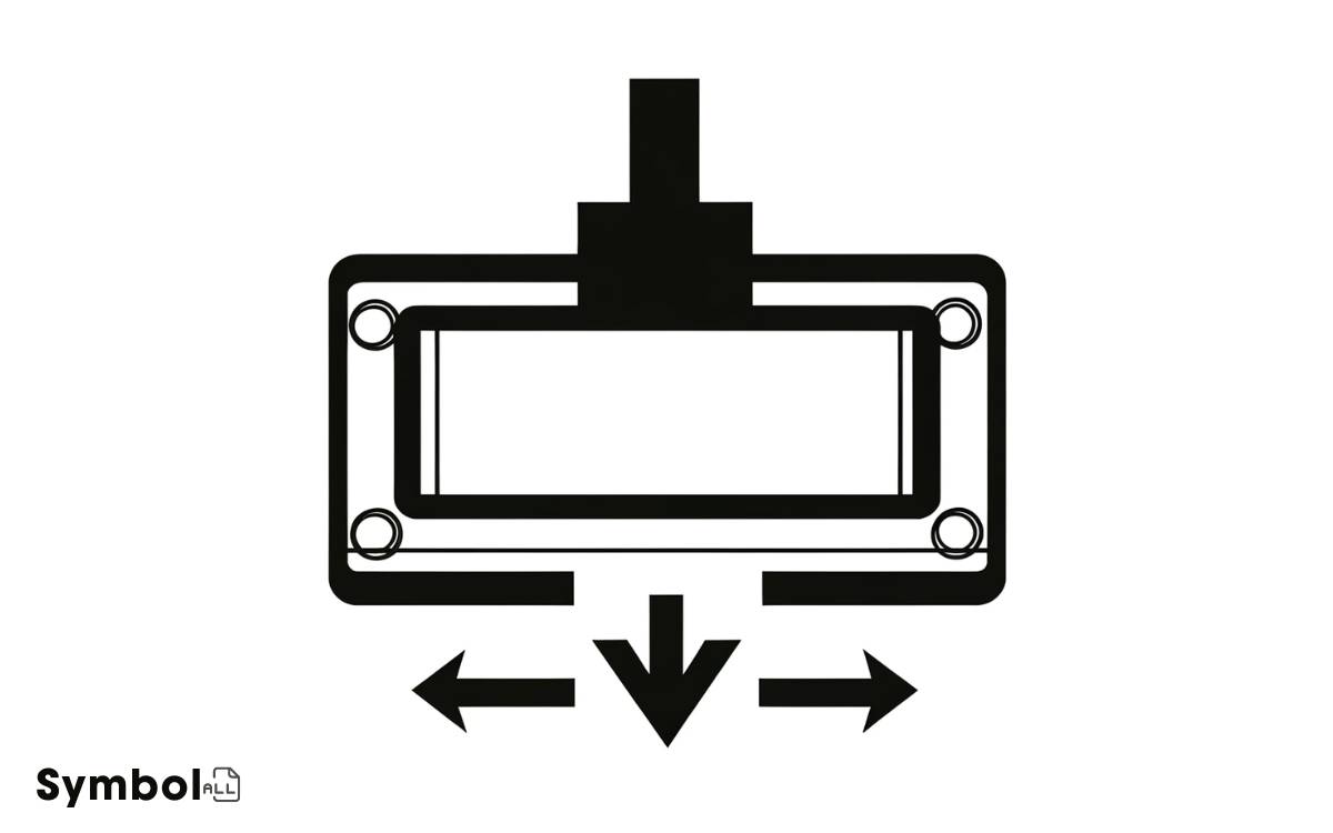 flow control valve pneumatic symbol