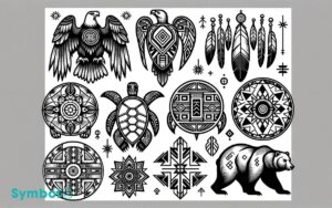 native american symbols coloring pages