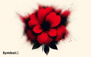 red flower that symbolizes death