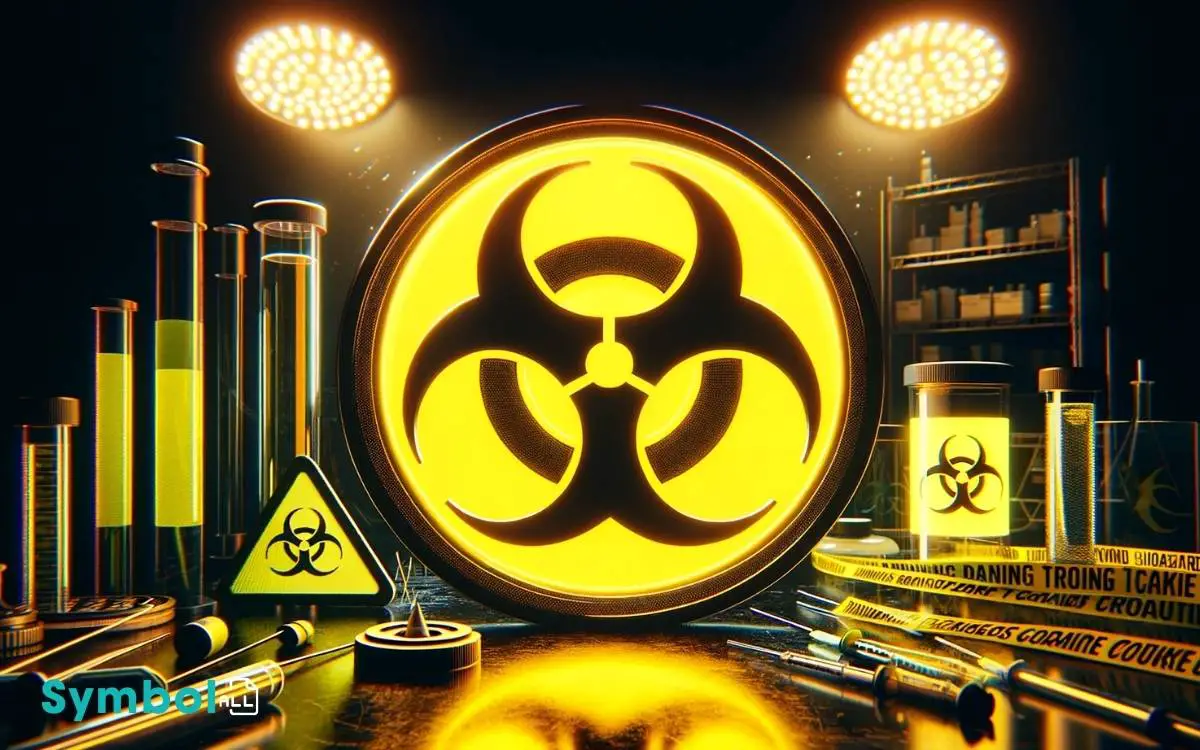 what color is the biohazard symbol