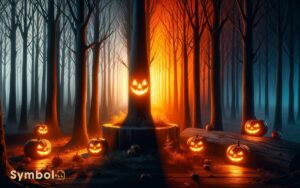 what do the halloween colors black and orange symbolize