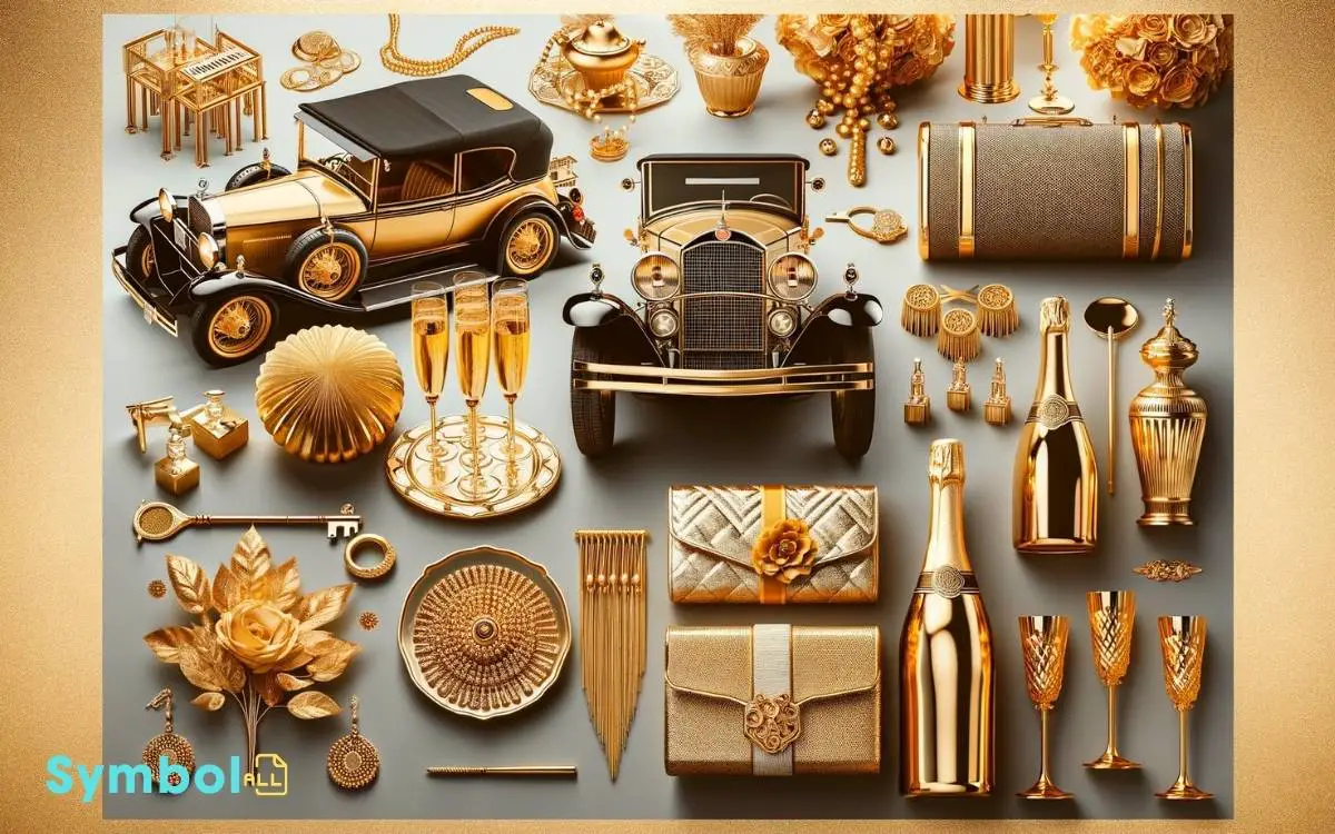 what does the color gold symbolize in the great gatsby