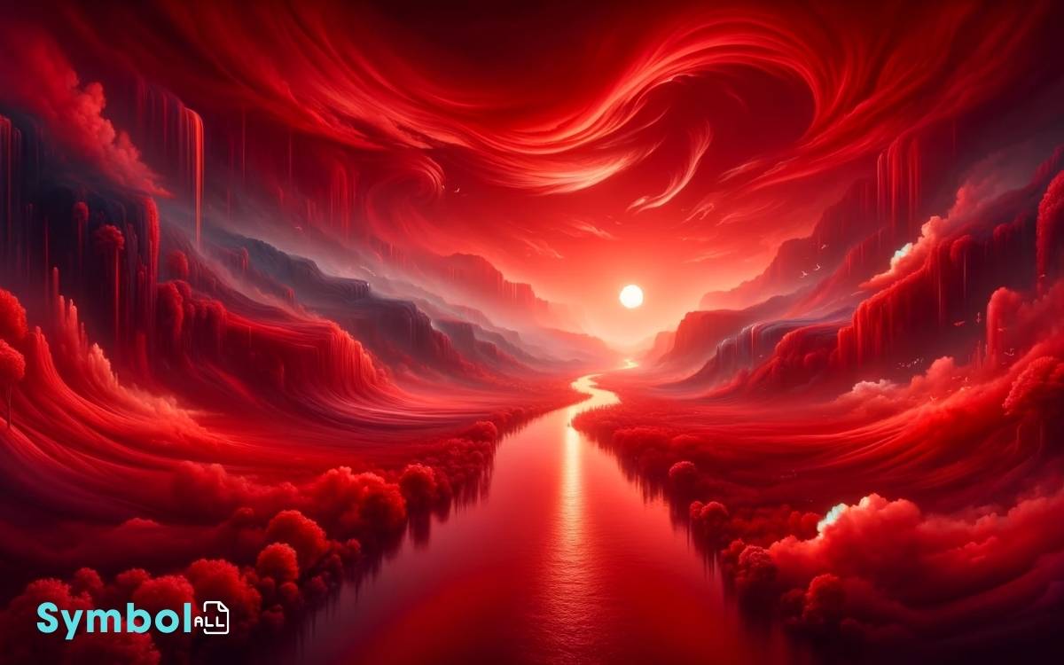 what does the color red symbolize in a dream