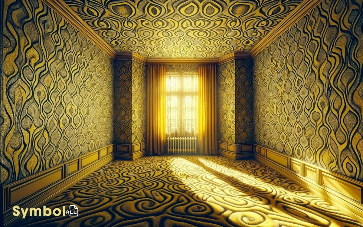 what does the color yellow symbolize in the yellow wallpaper