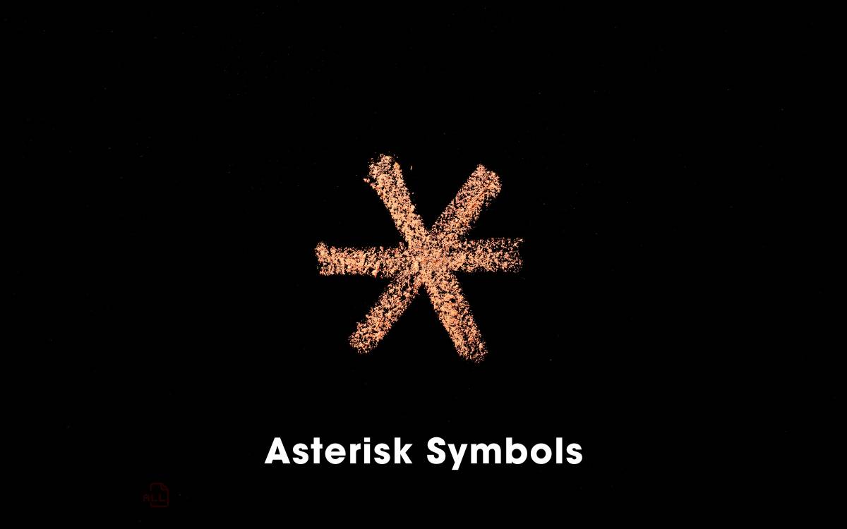 Asterisk Symbols