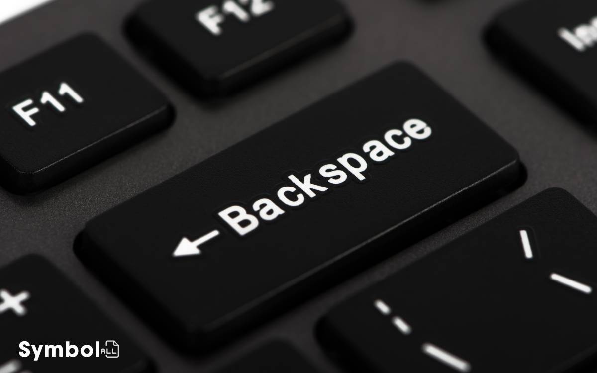 7 Backspace Symbol With HTML Code And Meaning