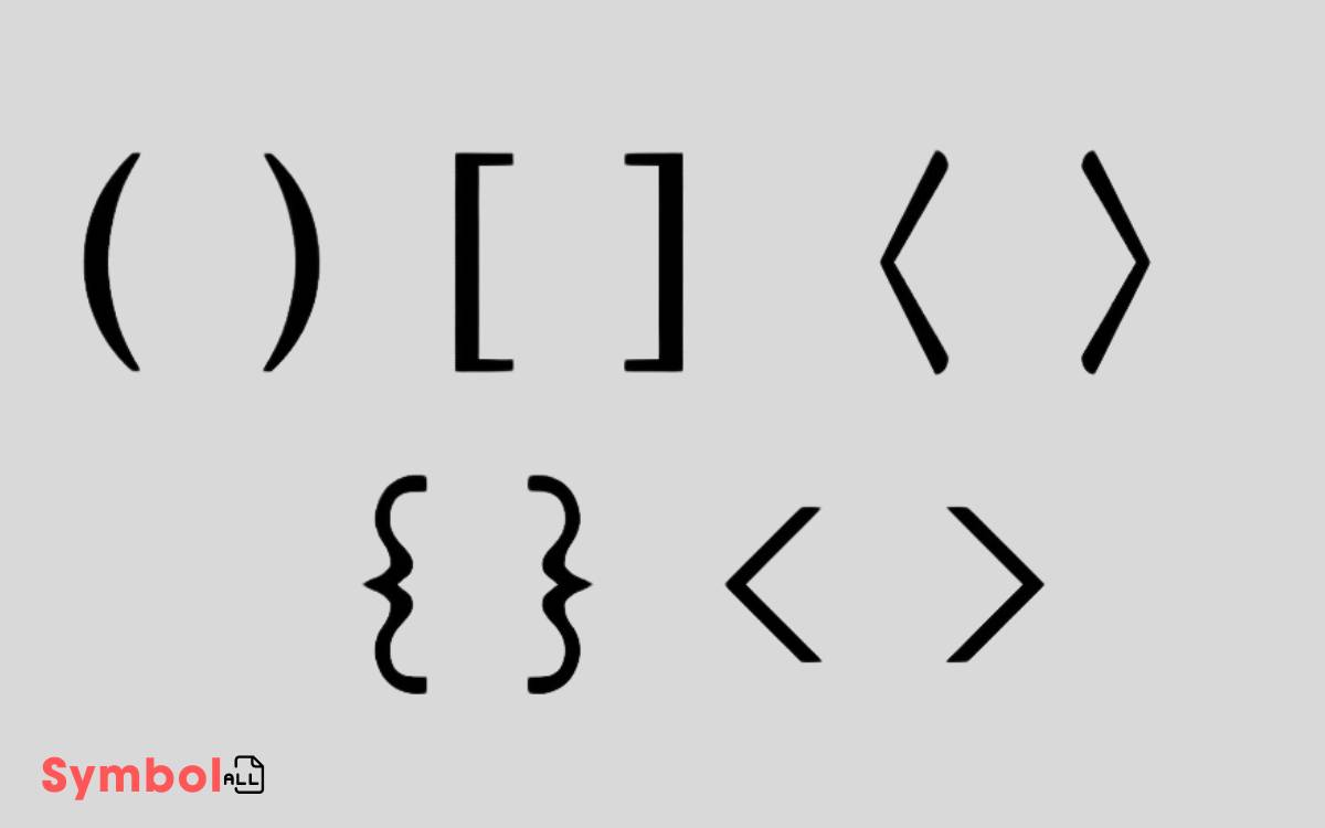 Bracket symbols