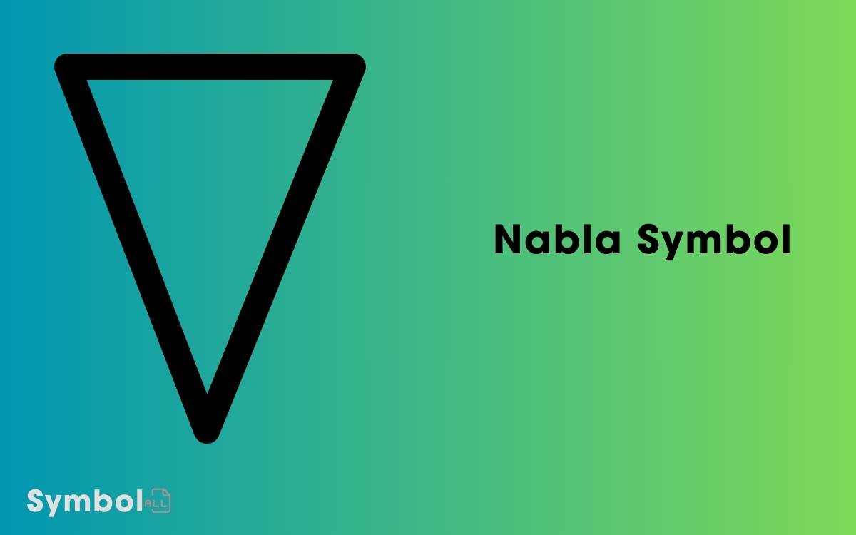 Nabla Symbol