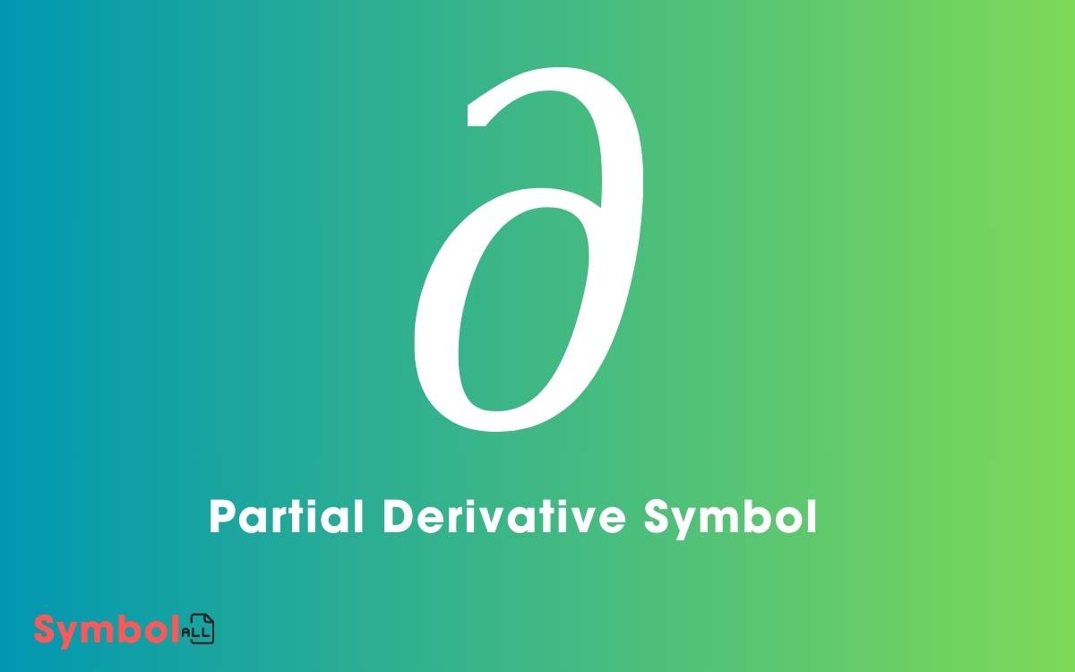 Partial Derivative Symbol