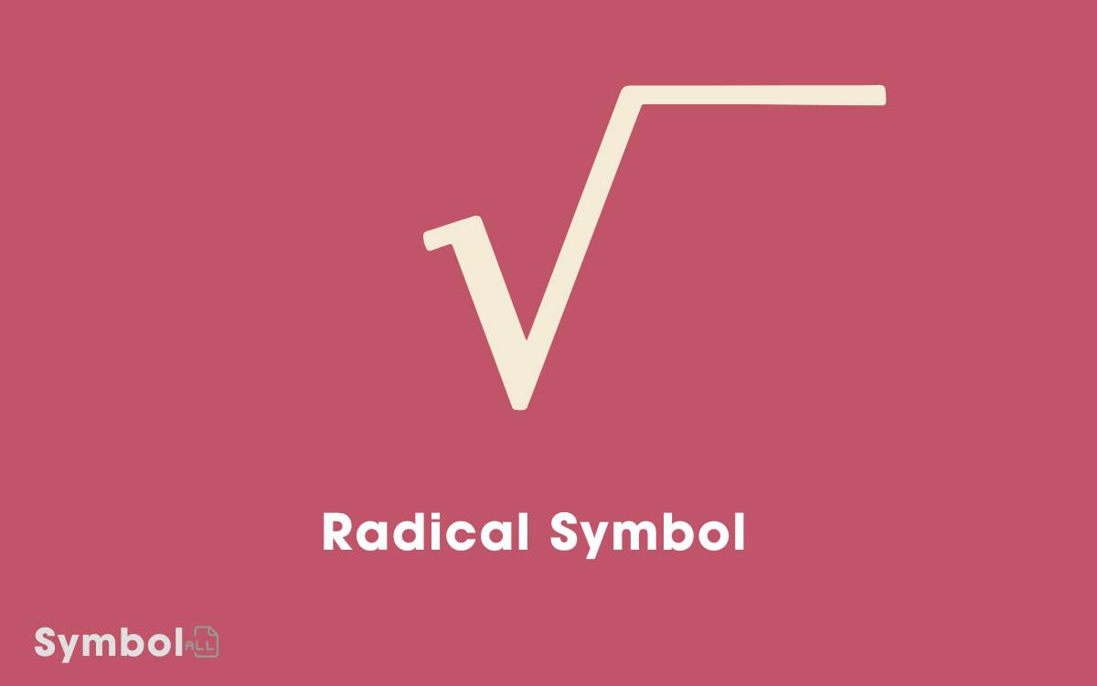 Radical Symbol