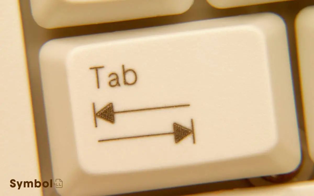 Tab Key Symbol