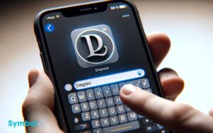 how to use degree symbol on iphone