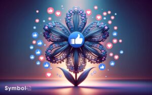 what does the flower symbol mean on facebook