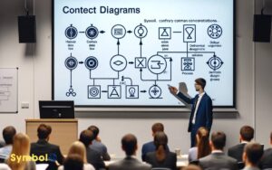 which symbol is not used in a context diagram