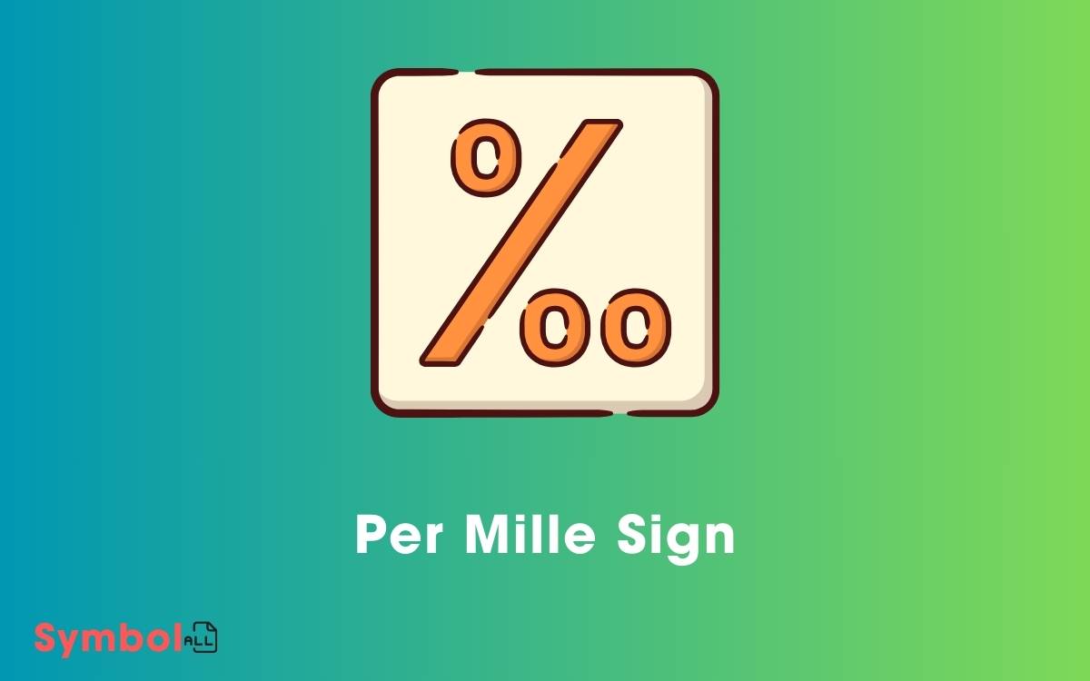 Per Mille Sign