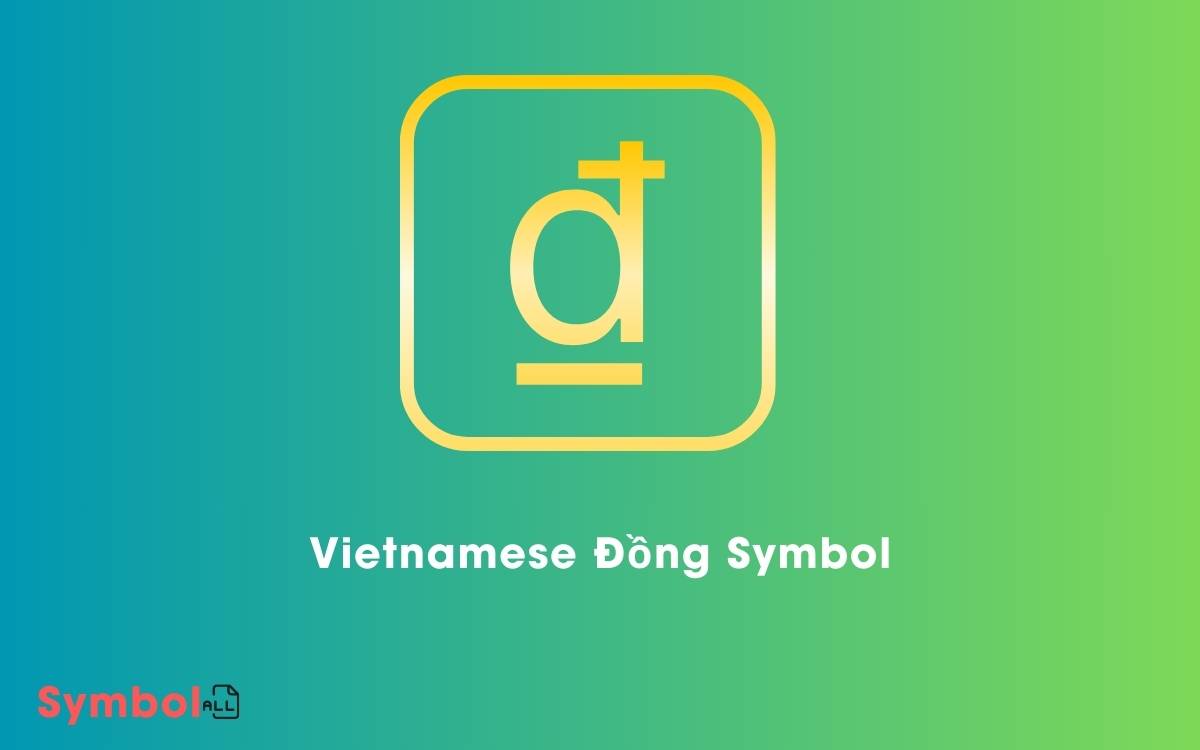 Vietnamese Dong Symbol