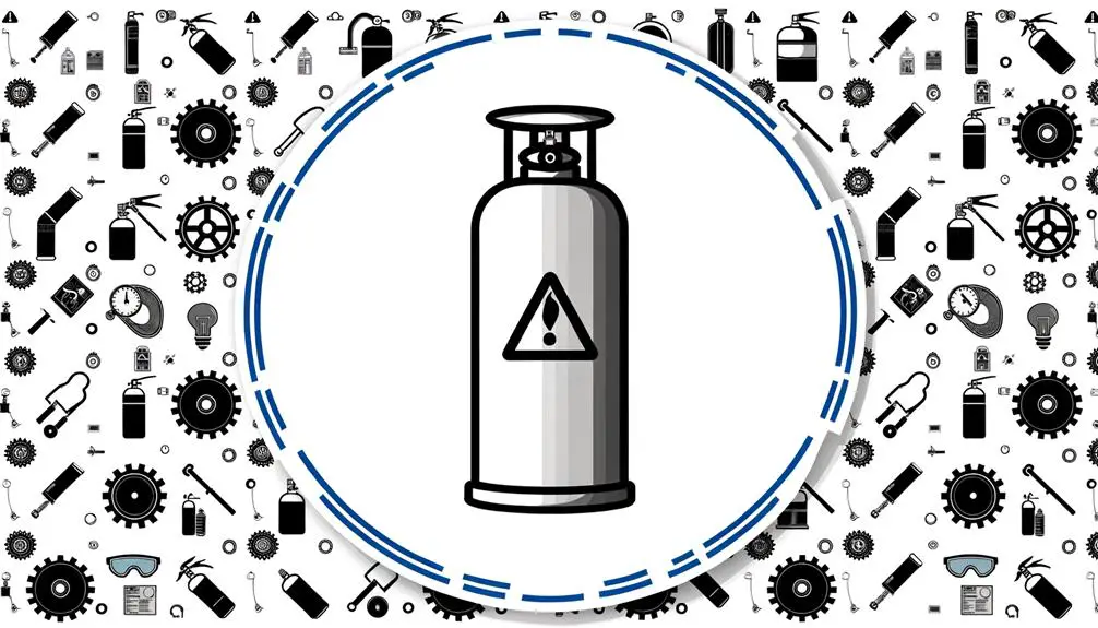 compressed gas hazard symbol