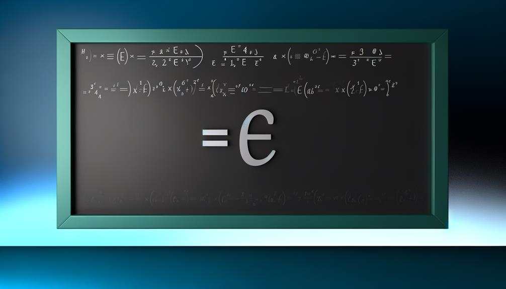 e represents mathematical constant