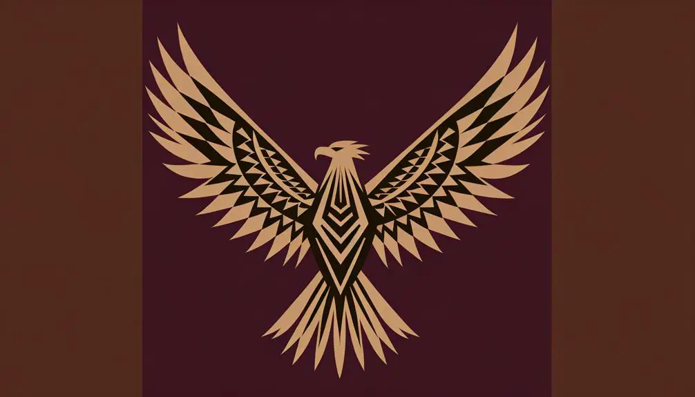 eagle watches over children