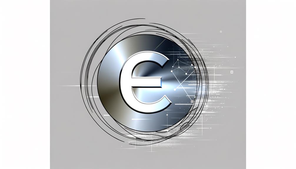 symbol meaning e in circle