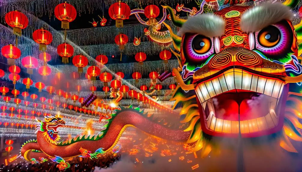 symbolic dragon dance tradition